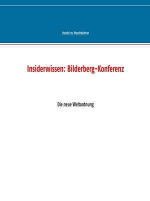cover image of Insiderwissen--Bilderberg-Konferenz